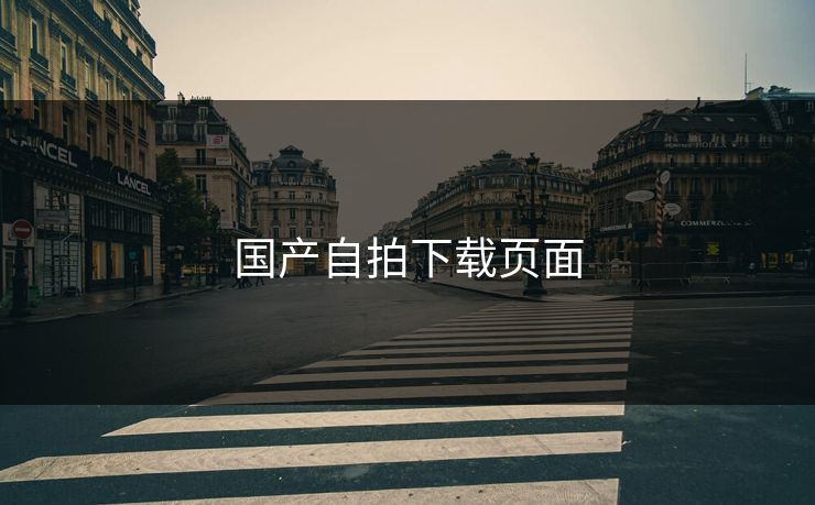 国产自拍下载页面